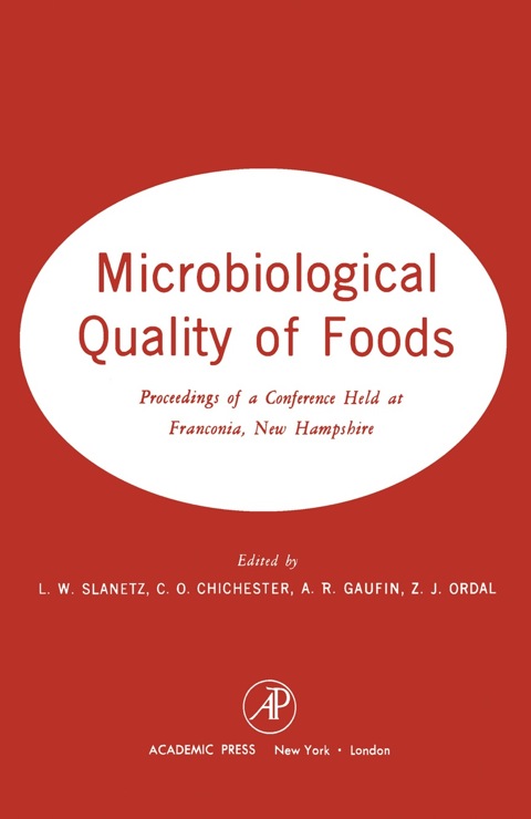 Cover image for book Microbiological Quality of Foods