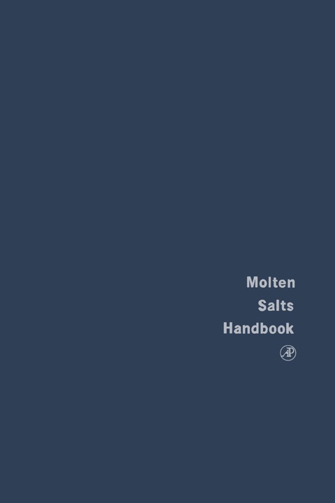 Cover image for book Molten Salts Handbook