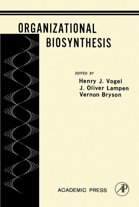Cover image for book Organizational Biosynthesis