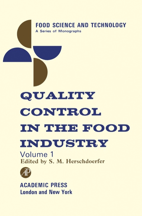 Cover image for book Quality Control in the Food Industry V1