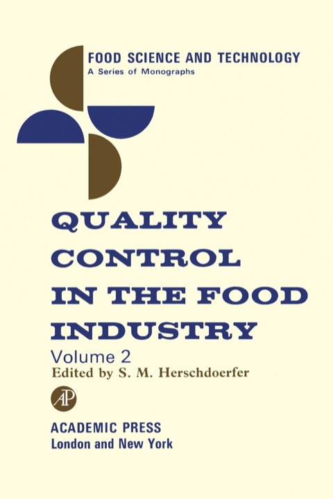 Cover image for book Quality Control in the Food Industry V2