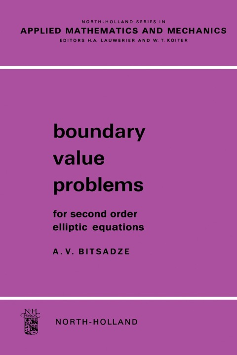 Cover image for book Boundary Value Problems For Second Order Elliptic Equations