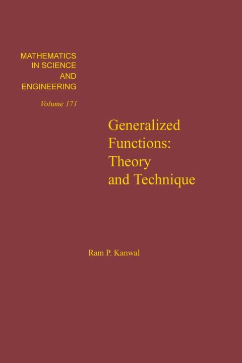 Cover image for book Generalized functions : theory and technique: theory and technique
