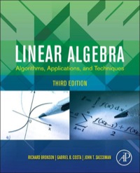 Linear Algebra 3rd edition | 9780123914200, 9780123978110 | VitalSource