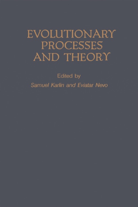 Cover image for book Evolutionary processes and theory
