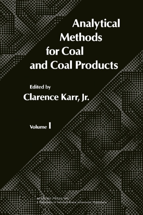 Cover image for book Analytical methods for coal and coal products