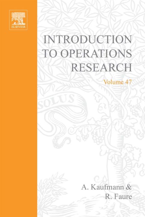 Cover image for book Introduction to operations research