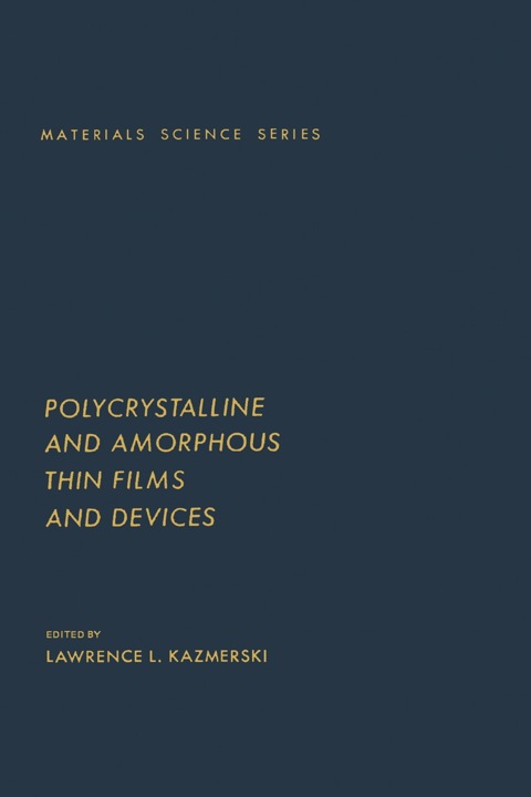 Cover image for book Polycrystalline And Amorphous Thin Films And Devices