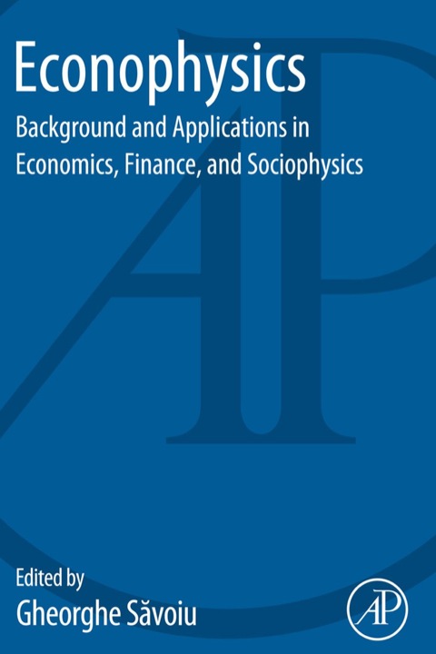 Cover image for book Econophysics: Background and Applications in Economics, Finance, and Sociophysics