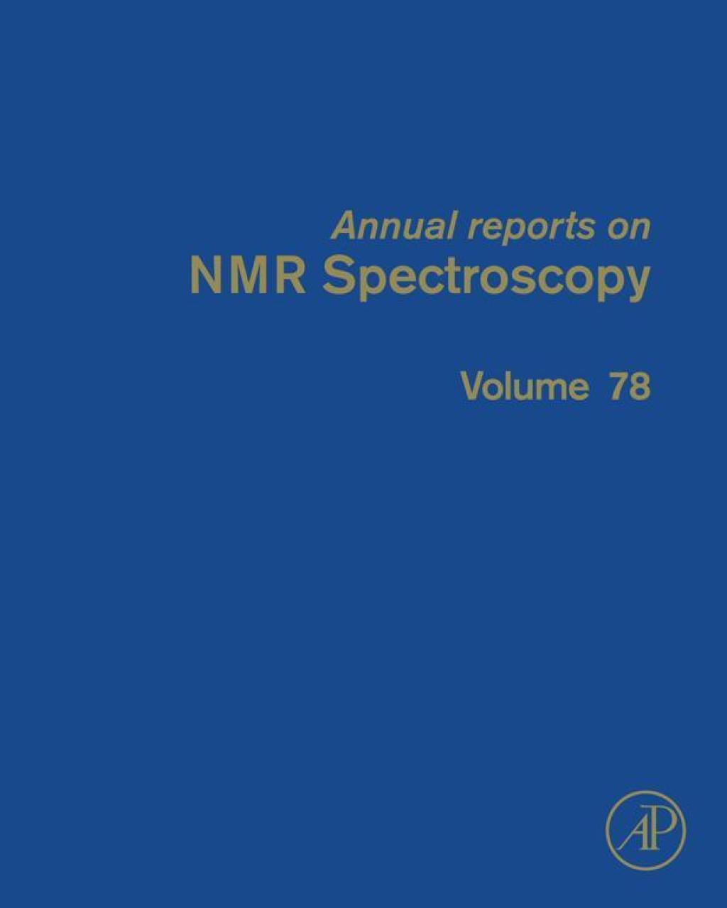 Reflowable Annual Reports on NMR Spectroscopy; $288.75