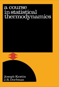 Cover image: A Course In Statistical Thermodynamics 9780124053502
