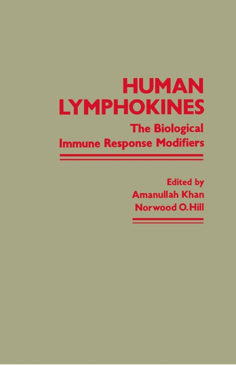 Cover image for book Human Lymphokines: The Biological Immune Response Modifiers