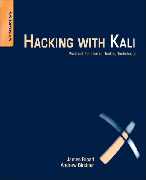 Cover image for book Hacking with Kali: Practical Penetration Testing Techniques