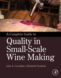 Titelbild: A Complete Guide to Quality in Small-Scale Wine Making 9780124080812