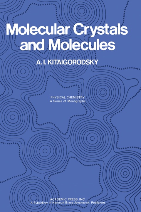 Cover image for book Molecular crystals and Molecules