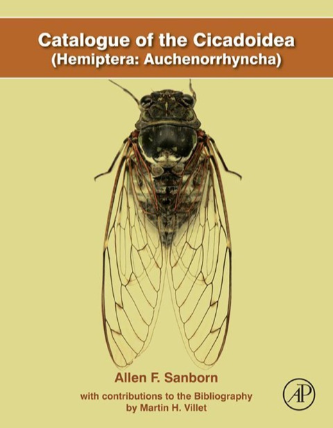 Cover image for book Catalogue of the Cicadoidea (Hemiptera: Auchenorrhyncha)