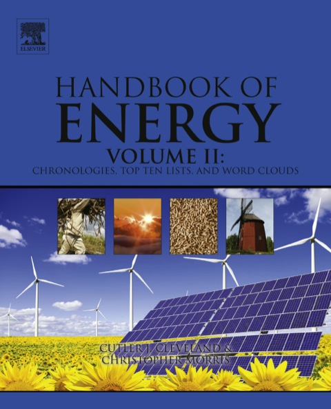 Cover image for book Handbook of Energy: Chronologies, Top Ten Lists, and Word Clouds