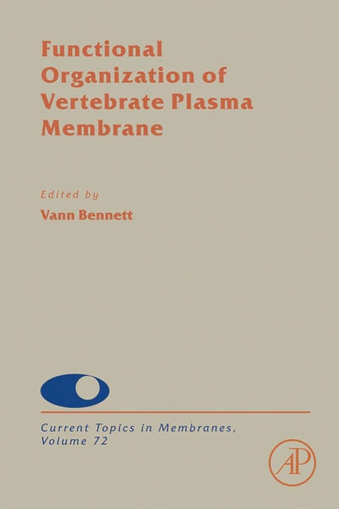 Cover image for book Functional Organization of Vertebrate Plasma Membrane