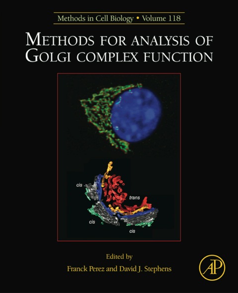 Cover image for book Methods for analysis of Golgi complex function: Methods in Cell Biology
