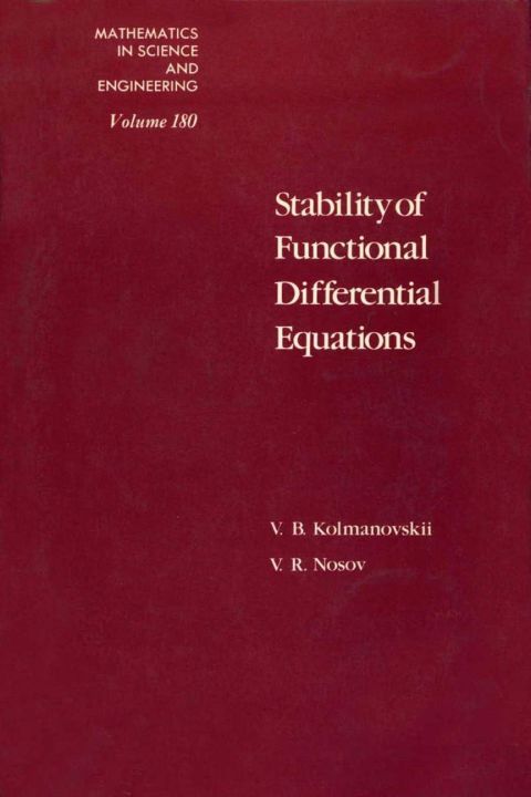 Cover image for book Stability of Functional Differential Equations