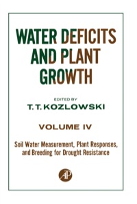 Omslagafbeelding: Soil Water Measurement, Plant Responses, and Breeding for Drought Resistance 1st edition 9780124241541