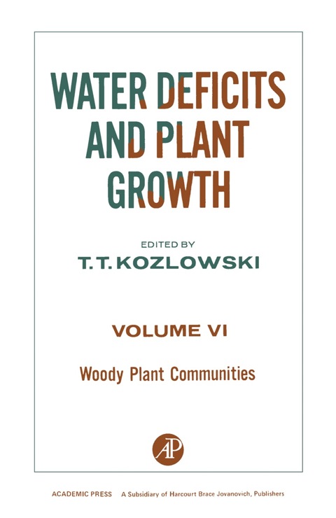 Cover image for book Woody Plant Communities