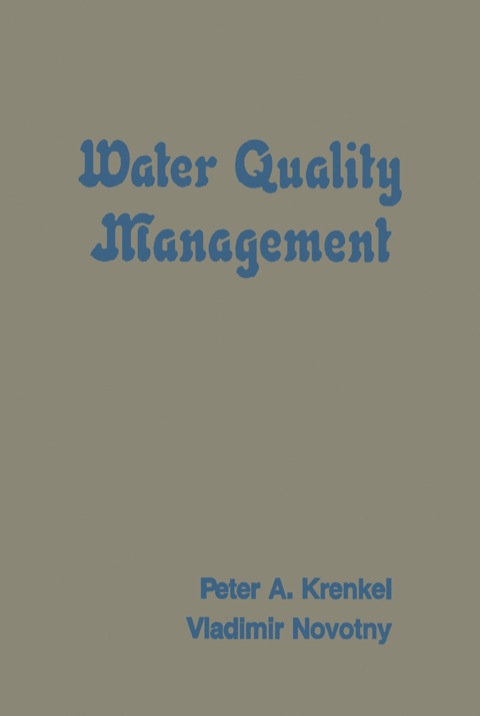 Cover image for book Water Quality Management