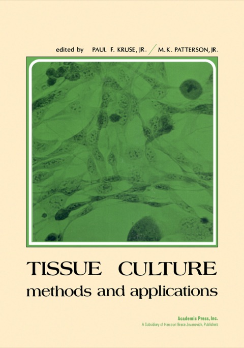 Cover image for book Tissue Culture: Methods and Applications