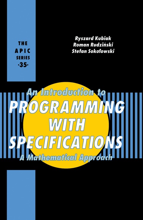 Cover image for book An Introduction to Programming with Specifications