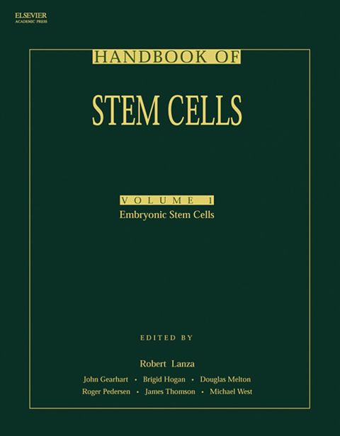 Cover image for book Handbook of Stem Cells, Two-Volume Set: Volume 1-Embryonic Stem Cells; Volume 2-Adult & Fetal Stem Cells