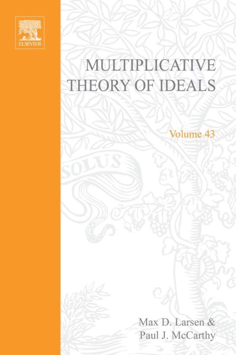 Cover image for book Multiplicative theory of ideals