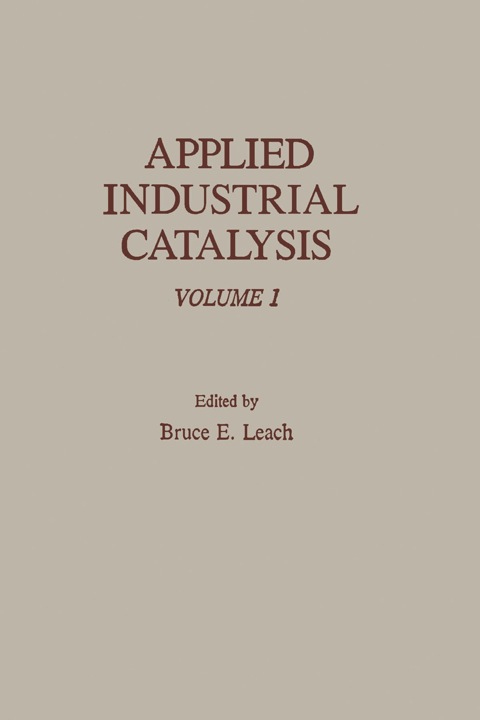 Cover image for book Applied Industrial Catalysis