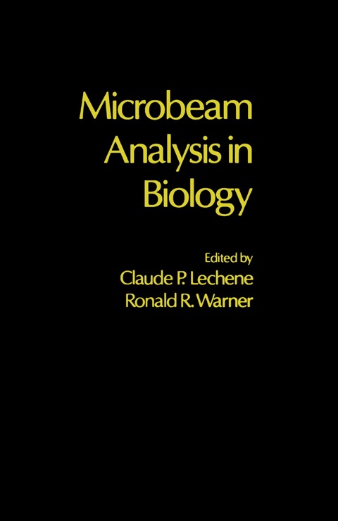 Cover image for book Microbeam Analysis in Biology