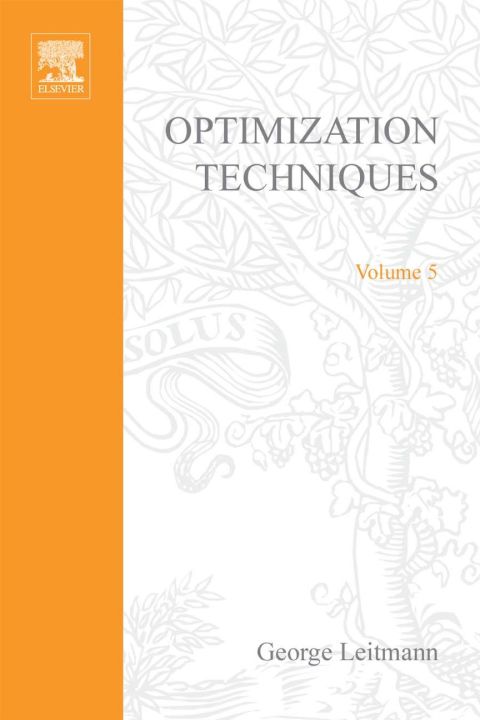 Cover image for book Optimization techniques, with applications to aerospace systems