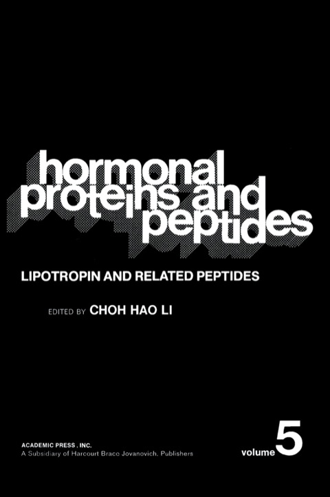 Cover image for book Lipotropin and Related Peptides