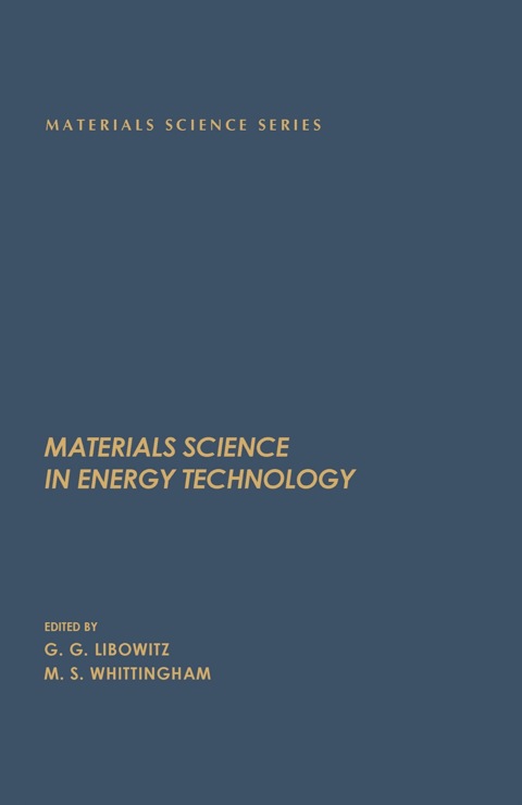 Cover image for book Materials Science in Energy Technology