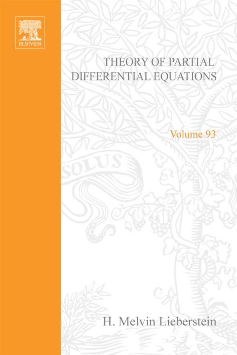 Cover image for book Theory of partial differential equations