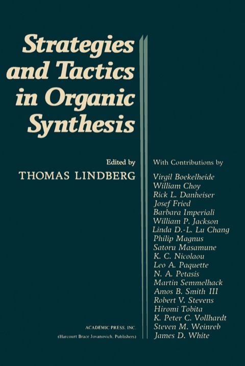 Cover image for book Strategies and Tactics In Organic Synthesis