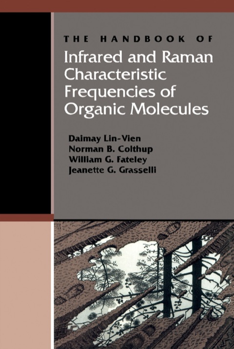Cover image for book The Handbook of Infrared and Raman Characteristic Frequencies of Organic Molecules