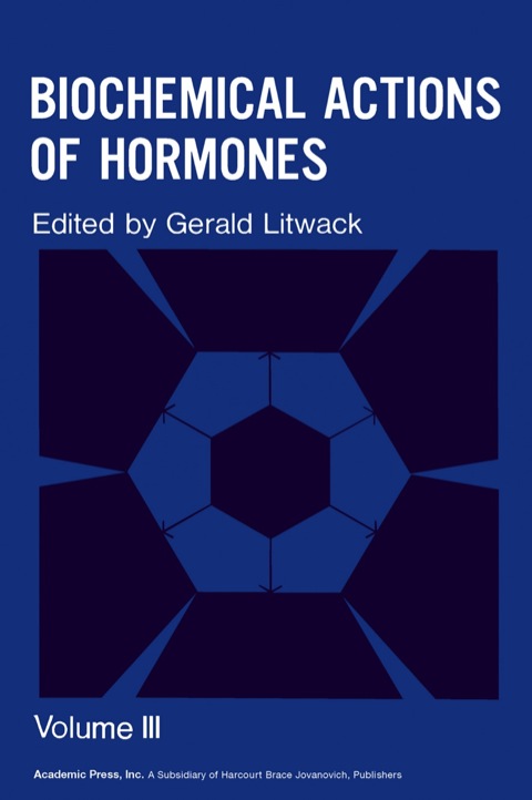 Cover image for book Biochemical Actions of Hormones V3