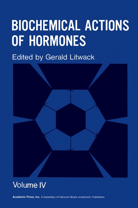 Cover image for book Biochemical Actions of Hormones V4