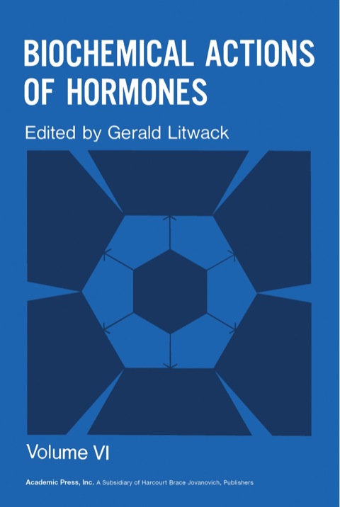 Cover image for book Biochemical Actions of Hormones V6