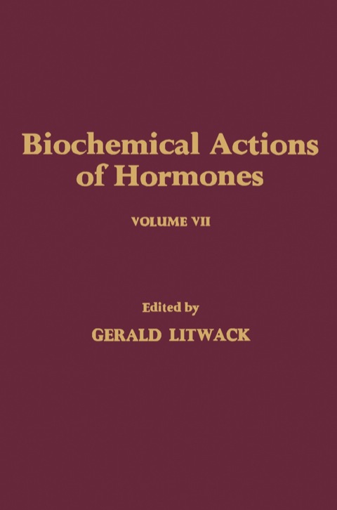 Cover image for book Biochemical Actions of Hormones V7