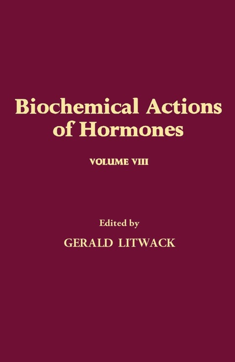 Cover image for book Biochemical Actions of Hormones V8