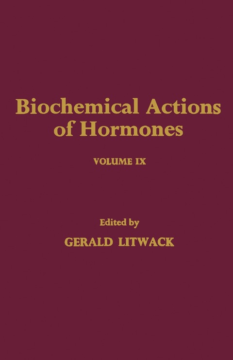 Cover image for book Biochemical Actions of Hormones V9