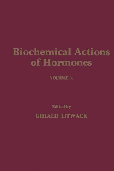 Cover image for book Biochemical Actions of Hormones V10