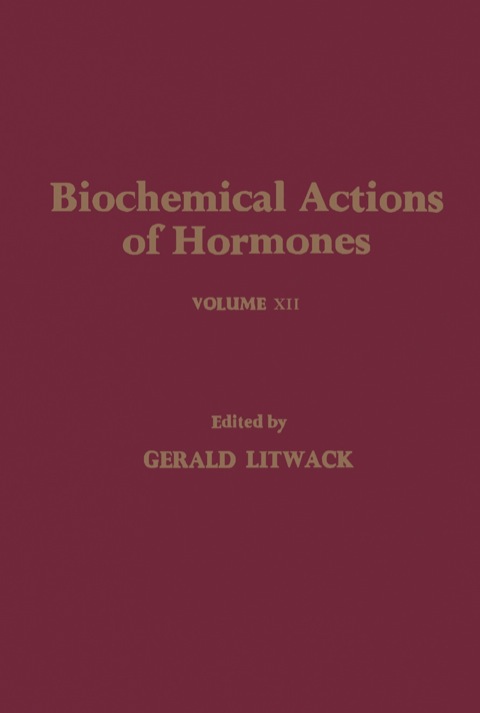 Cover image for book Biochemical Actions of Hormones V12