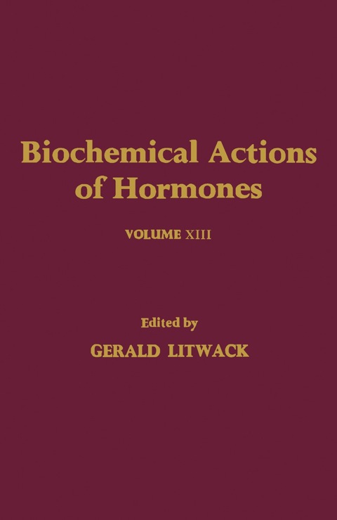 Cover image for book Biochemical Actions of Hormones V13