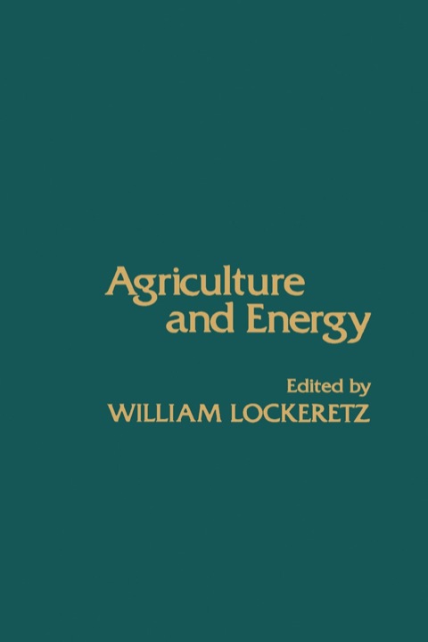 Cover image for book Agriculture and Energy