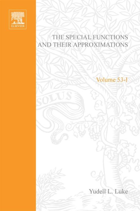Cover image for book The Special Functions and Their Approximations: v. 1: v. 1